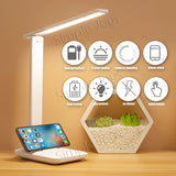 LED Table Lamp Foldable Desk Light Rechargeable