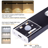 3-Color Dimmable LED Motion Sensor Under Cabinet Light Cat-Eye
