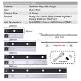 3-Color Dimmable LED Motion Sensor Under Cabinet Light Cat-Eye