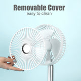 Oscillating Foldable Portable USB Rechargeable Standing Fan Desk Folding Fan With Remote Control