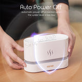 Aroma Diffuser Humidifier With Mesmerizing Flame Simulator Compatible With Essential Oil For Aromatherapy