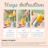 Portable Blender Fruit Juicer Smoothie Mixer