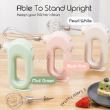 Wireless Electric Egg Whisk Hand Mixer Beater Cordless Foam Maker USB Type-C Rechargeable