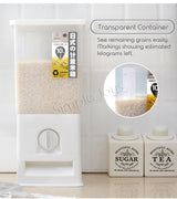 Rice Container Storage Dispenser Bucket For Grains And Beans