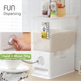 Rice Container Storage Dispenser Bucket For Grains And Beans