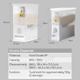 Rice Container Storage Dispenser Bucket For Grains And Beans
