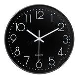 Minimalist Wall Clock Silent Quartz Movement 30cm Round Nordic Style Simple And Elegant