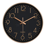 Minimalist Wall Clock Silent Quartz Movement 30cm Round Nordic Style Simple And Elegant