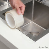 Clear Kitchen Seal Tape Waterproof Transparent Mildew Adhesive Tape Oil Proof Caulk Strip