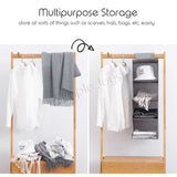 Hanging Wardrobe Organizer Foldable Closet Storage Organiser With Drawer Option