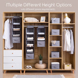 Hanging Wardrobe Organizer Foldable Closet Storage Organiser With Drawer Option