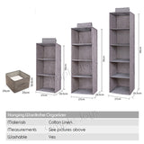 Hanging Wardrobe Organizer Foldable Closet Storage Organiser With Drawer Option
