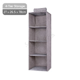 Hanging Wardrobe Organizer Foldable Closet Storage Organiser With Drawer Option