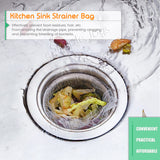 Kitchen Sink Filter Net Disposable Strainer Bag (100pcs)