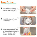 Kitchen Sink Filter Net Disposable Strainer Bag (100pcs)