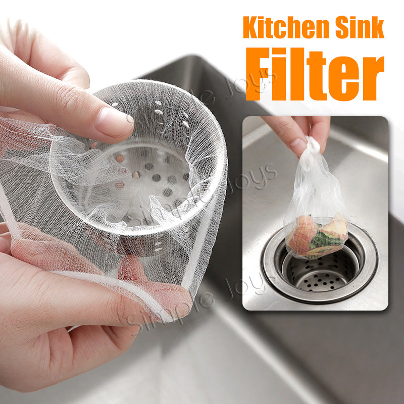 Kitchen Sink Filter Net Disposable Strainer Bag (100pcs)