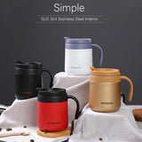Stainless Steel Thermal Coffee Mug Bubble Tea Cup Vacuum Insulated Travel Mug