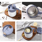 Stainless Steel Thermal Coffee Mug Bubble Tea Cup Vacuum Insulated Travel Mug