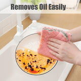 Pack of 10 Kitchen Hand Towel Dish Cleaning Coral Fleece Microfiber Cloth Wipes Super Water Absorption