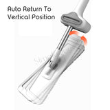 Self-Wringing Hands-Free Flat Floor Mop Wet/Dry Scratch Dry 360 Degree Swivel Mop Stand Without Support