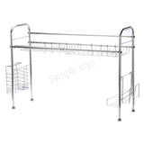 Over The Sink Dish Drying Rack Stainless Steel Chrome Kitchen Dish Rack