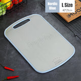 Dual-Sided Chopping Board Cutting Board Stainless Steel And Natural Wheat Fiber For Kitchen