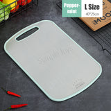 Dual-Sided Chopping Board Cutting Board Stainless Steel And Natural Wheat Fiber For Kitchen