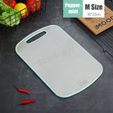 Dual-Sided Chopping Board Cutting Board Stainless Steel And Natural Wheat Fiber For Kitchen