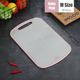 Dual-Sided Chopping Board Cutting Board Stainless Steel And Natural Wheat Fiber For Kitchen