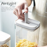 Airtight Food Storage Containers with Easy Lock Lids For Kitchen Pantry Or Refrigerator Organization and Storage