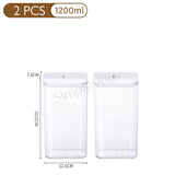 Airtight Food Storage Containers with Easy Lock Lids For Kitchen Pantry Or Refrigerator Organization and Storage