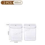 Airtight Food Storage Containers with Easy Lock Lids For Kitchen Pantry Or Refrigerator Organization and Storage