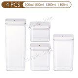 Airtight Food Storage Containers with Easy Lock Lids For Kitchen Pantry Or Refrigerator Organization and Storage