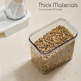 Airtight Dry Food Container Storage For Kitchen Or Pet Food With Pour Spout Measuring Cup