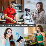 LONGER BETTER Neck Mobile Phone Mount Holder Universal Mobile Phone Stand Lazy Bracket Free Rotating