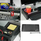 Computer Monitor Stand Riser with 3 USB Ports Ergonomic Desk Organizer Shelf For PC Laptop Monitor
