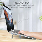 Mini Portable Laptop Stand Invisible Notebook Riser