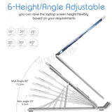 Aluminium Foldable Laptop Stand Lightweight And Portable Tablet Notebook Riser