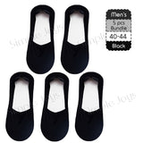 Invisible Boat Socks For Men And Women With Silicone Non-slip Pad Seamless Design