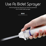 3-Mode Showerhead With Filter Hand Held Water Saving Shower Head Stop Flow Button