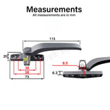 BTO HDB Window Handle Lever Casement Locking Handle
