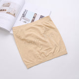 Basic Long Wide Band Tube Top Bandeau Strapless Bra