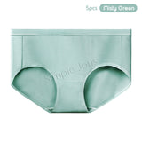 Bundle of 5 Seamless Modal Panty Antibacterial Panties Highly Stretchable Breathable And Cooling