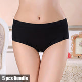 Pack of 5 Sanitary Menstrual Period Panty Briefs Teen Girls Leak Proof Underwear