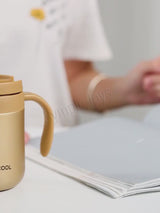 Stainless Steel Thermal Coffee Mug Bubble Tea Cup Vacuum Insulated Travel Mug