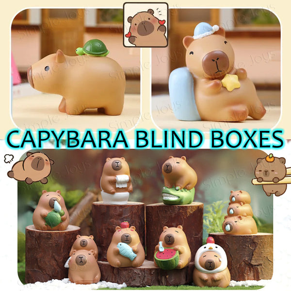 Kapibara Capybara Blind Box Figurines Resin Cute Gift
