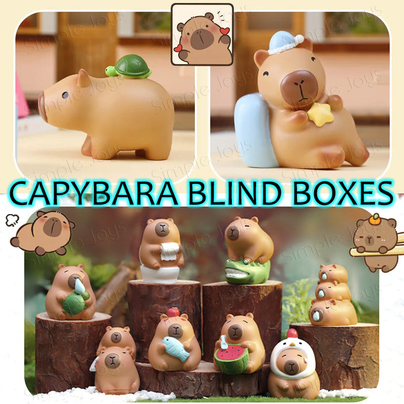 Kapibara Capybara Blind Box Figurines Resin Cute Gift