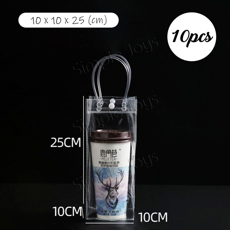Sunrise Packaging Reusable CLEAR Plastic Carrier Bags with Patch Handle - 38cm x 46cm +7cm / 15 x 18 x 3 - Ideal for Shopping, Fashion, Boutique Sunrise Packaging Reusable CLEAR Plastic Carrier Bags with Patch Handle - 38cm x 46cm +7cm / 15 x 18 x 3 - Ideal for Shopping, Fashion, Boutique