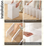 Foldable Shoe Box Clear Transparent Storage Space-saving Easy Installation