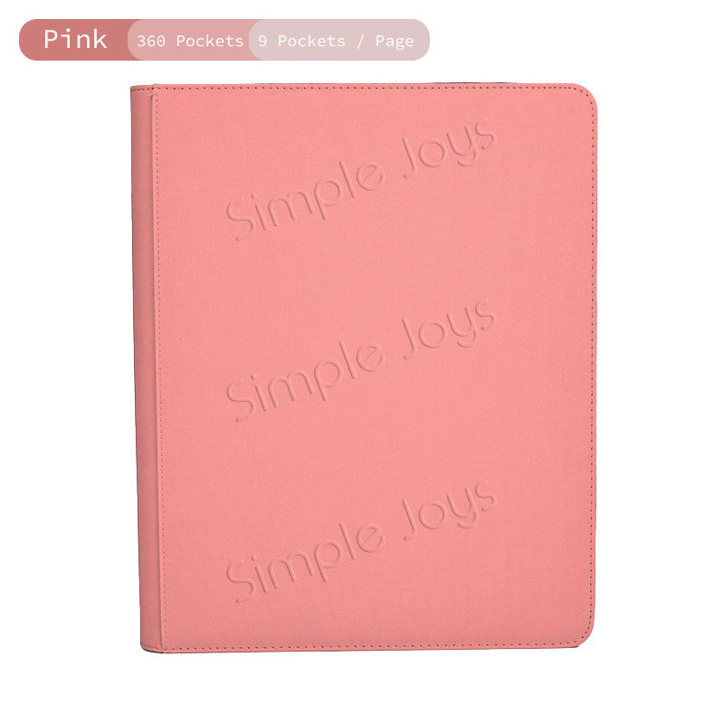 TCG Card Binder Album Holder With Zipper 4 or 9 Pocket Game Pokemon Co –  Simple Joys